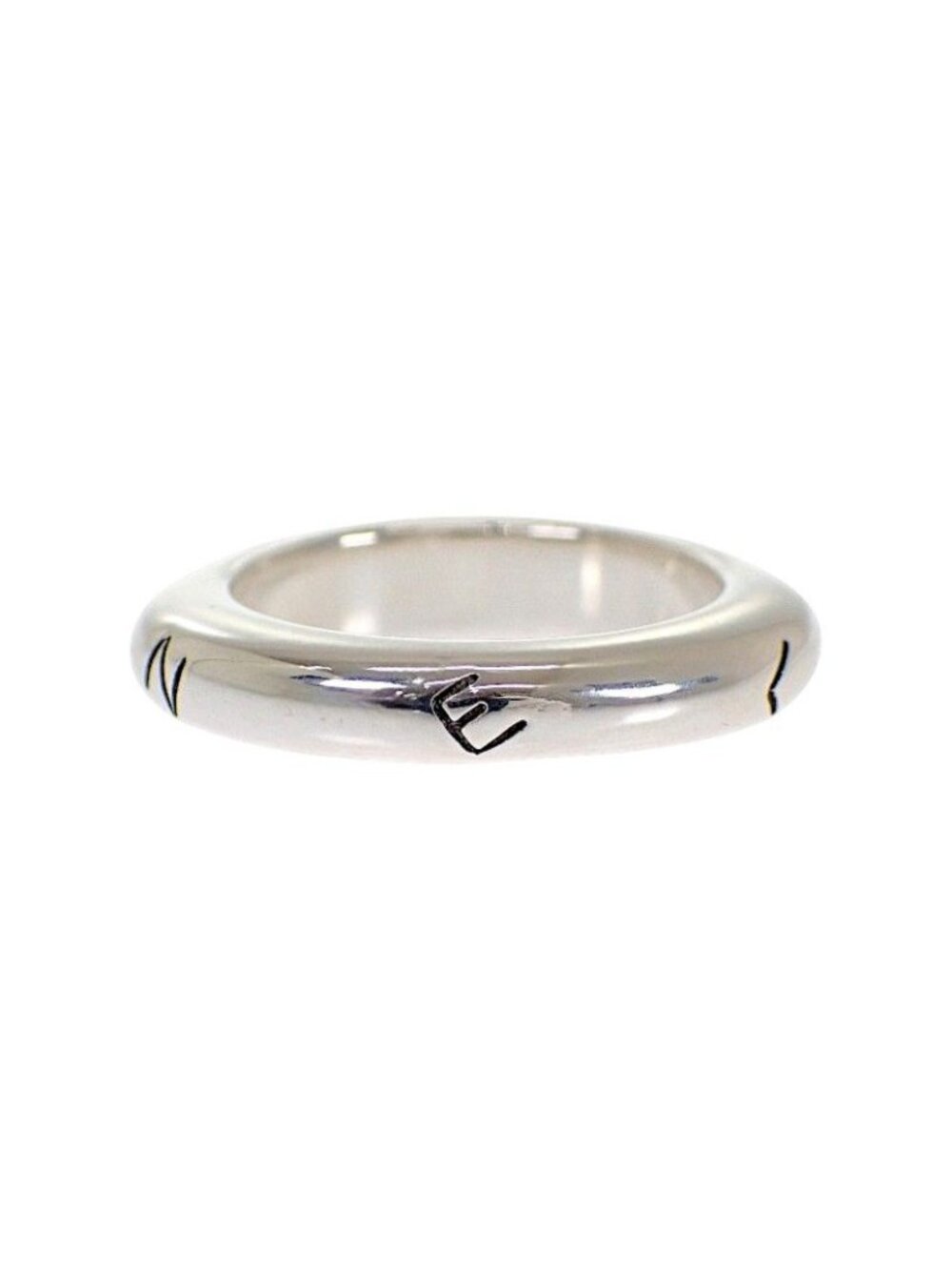 Chanel Logo Ring Wit 925 Sterling Silver - Picture 2 of 12